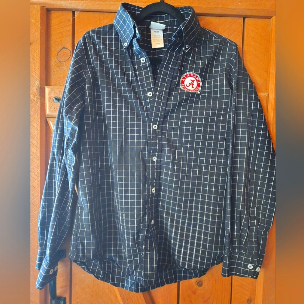 ❤️🐘🏈 Knights Apparel Alabama Crimson Tide Button-Up | Men’s M ❤️🐘🏈
